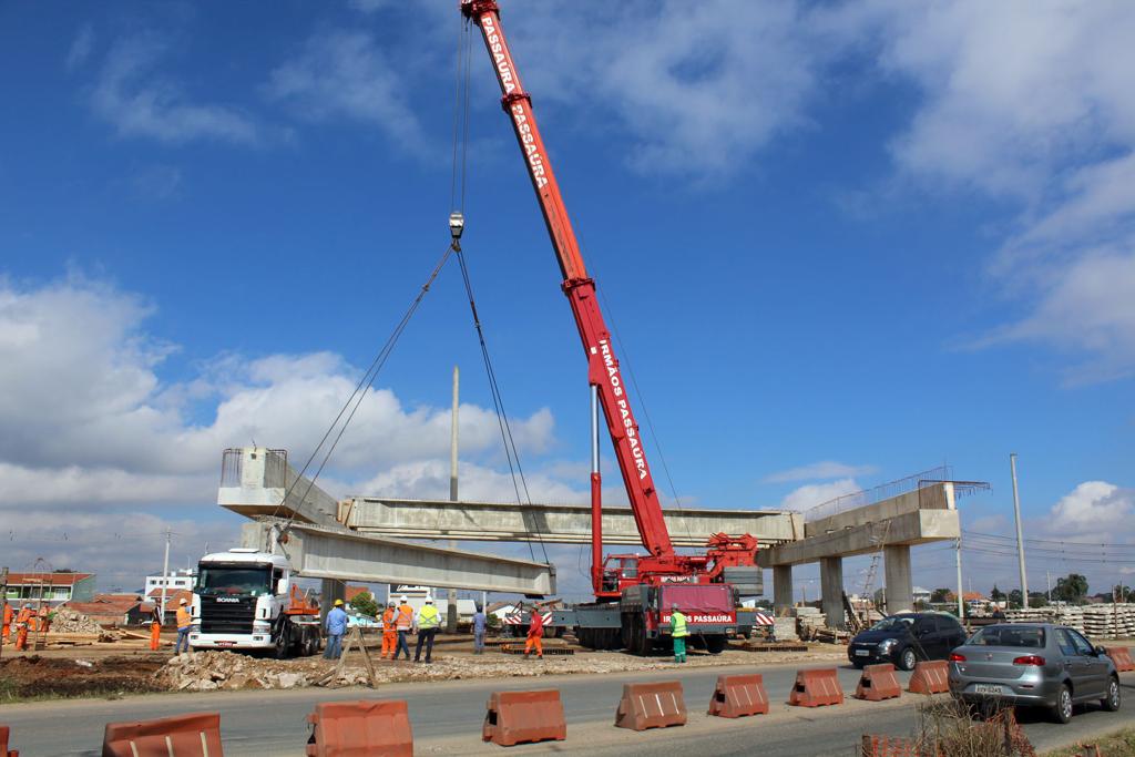 Obras acontecem próximas ao Expotrade, em Pinhais | Divulgação/AEN