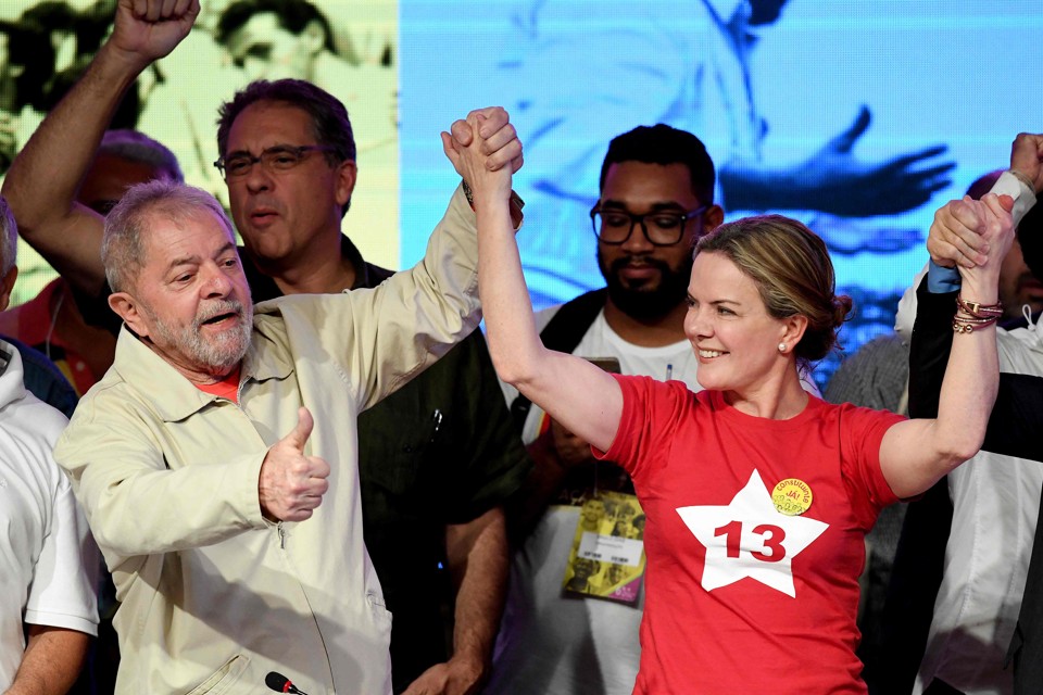 Gleisi Hoffmann, ré na Lava Jato, é a nova presidente nacional do PT | EVARISTO SA/AFP