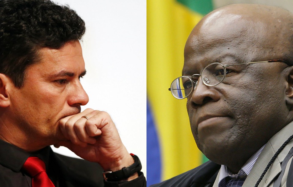 “Xerifões” estão em alta para as eleições de 2018. Mas eles são bons políticos? Sergio Moro e Joaquim Barbosa estão identificados com o combate à corrupção, um perfil que está em alta no “mercado” eleitoral. | Fotos: Albari Rosa/Gazeta do Povo e Felipe Sampaio/STF