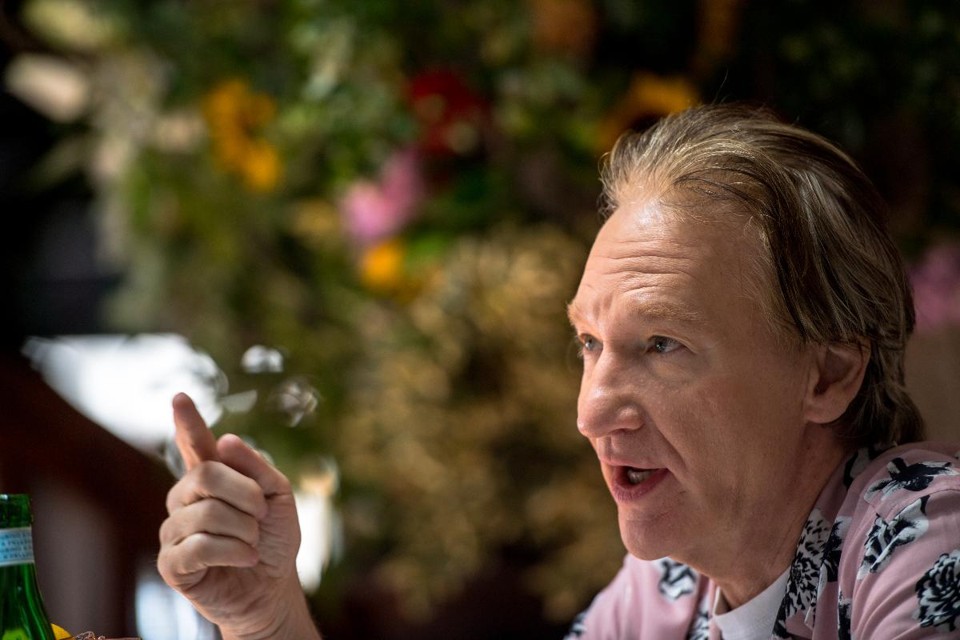 Bill Maher, comediante e apresentador do "Real Time With Bill Maher", talk show de grande audiência na HBO. | HILARY SWIFT/NYT
