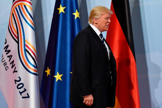 Trump na reunião do G-20, grupo das principais economias do mundo | JOHN MACDOUGALL/AFP