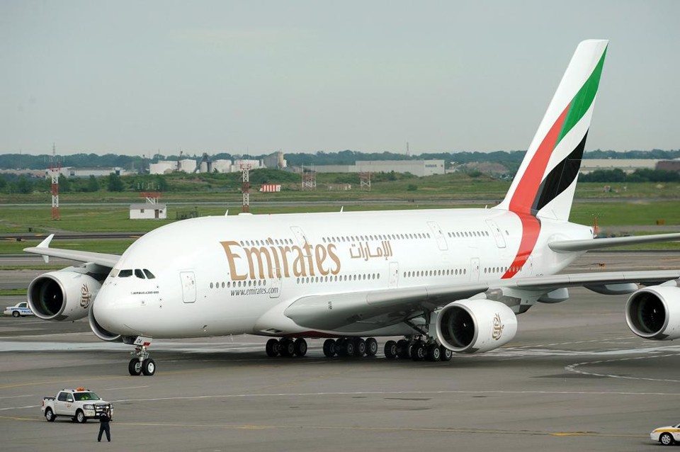 Um dos diferenciais da Emirates é oferecer salários livres de impostos, estabelecidos pela legislação de Dubai, onde é localizada a sede da empresa. | sh/rix/fsp/mb/STAN HONDA/AFP