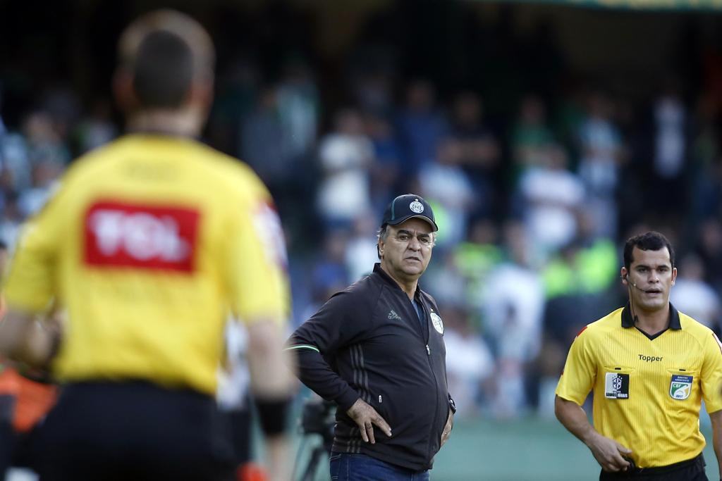 Marcelo Oliveira durante Coritiba x Atlético-MG. | Albari Rosa/Gazeta do Povo