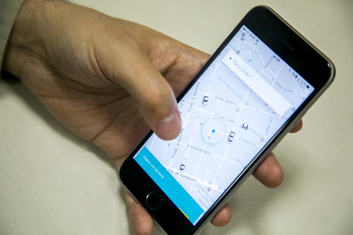 Categoria uberX VIP conecta usuários mais fiéis do aplicativo aos motoristas mais bem avaliados em corridas da categoria UberX. | Marcelo AndradeGazeta do Povo