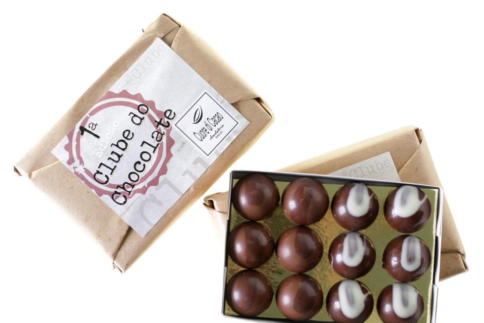 Todo mês uma caixa com chocolates diferentes. | Cuore di CacaoDivulgação