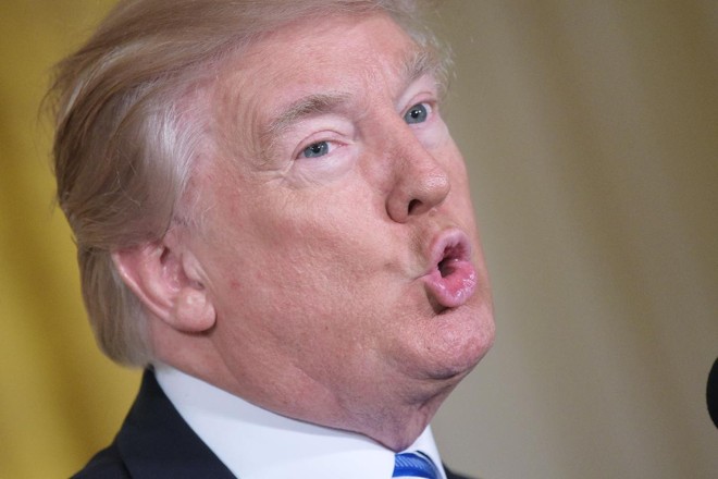 O presidente dos Estados Unidos, Donald Trump: americanos são obcecados pela inteligência de seus mandatários | MANDEL NGAN/AFP