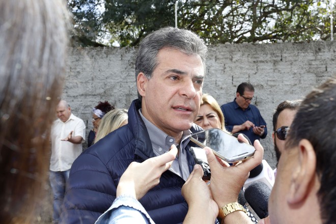 Beto Richa deu as declarações durante uma visita a Foz do Iguaçu, no Oeste do Paraná | Arnaldo Alves /ANPr
