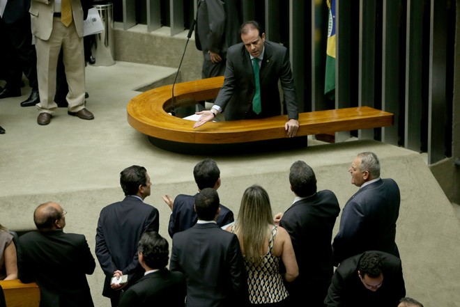 O líder do governo André Moura (PSC-SE): medida provisória pode caducar se não for votada até 24 de agosto. | Wilson Dias/Agência Brasil