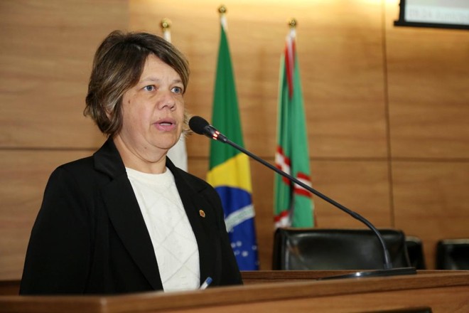 Katia Dittrich, vereadora de Curitiba | Chico Camargo/Câmara de Curitiba