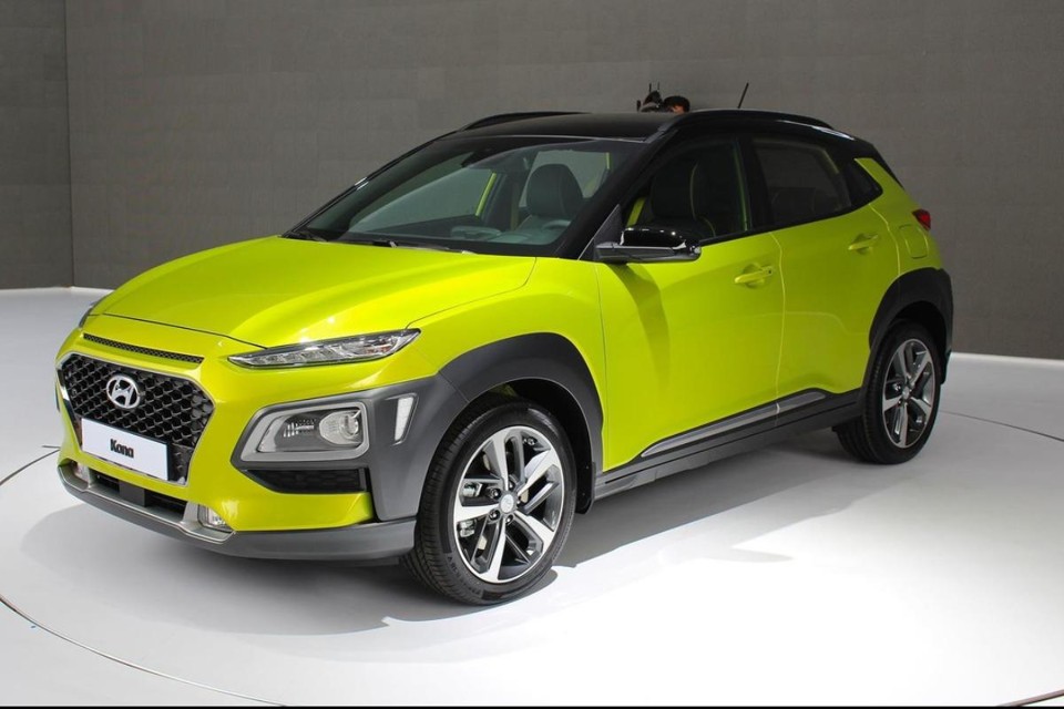Hyundai Kona terá versão elétrica em 2018. |
