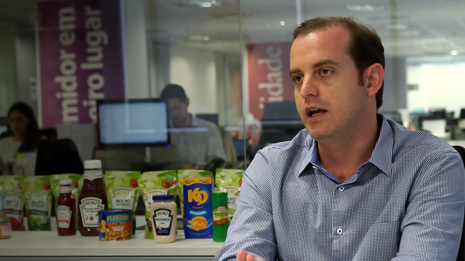 Pedro Drevon, presidente da Kraft Heinz no Brasil: “você não fica reclamando que o cara do financeiro não te ajudou, você vai lá e faz acontecer”. | Reprodução