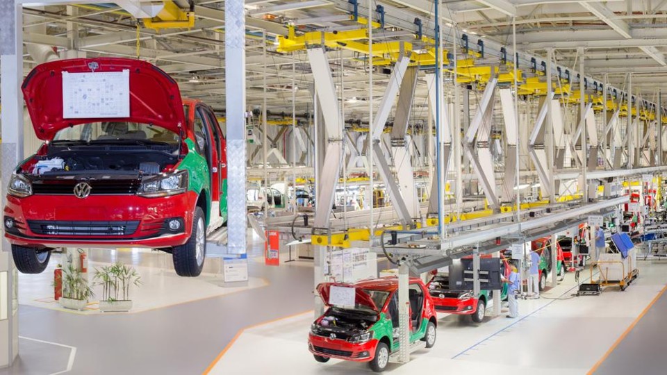 Volkswagen acrescentou 971 robôs às linhas de montagem das  suas três fábricas no Brasil | Divulgação VW/Divulgação VW