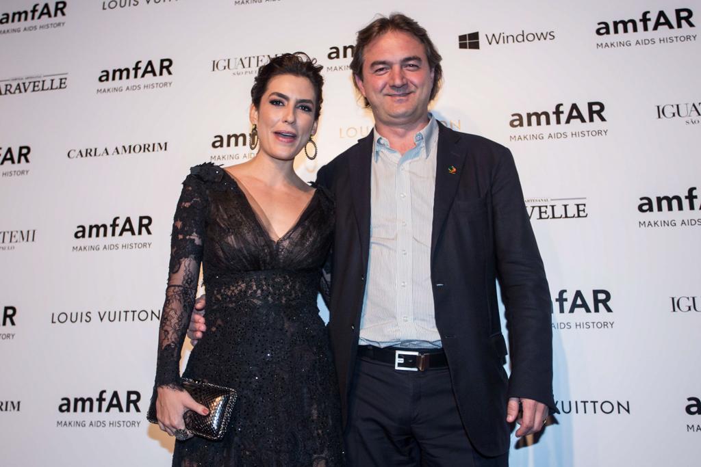 Na foto, Joesley Batista e a esposa, a jornalista Ticiana Villas Boas. | ADRIANA SPACA/AFP