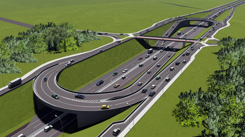 Projeto do novo Viaduto do Orleans prevê que a antiga estrutura se torne passarela capaz de receber feira. | Ippuc/
