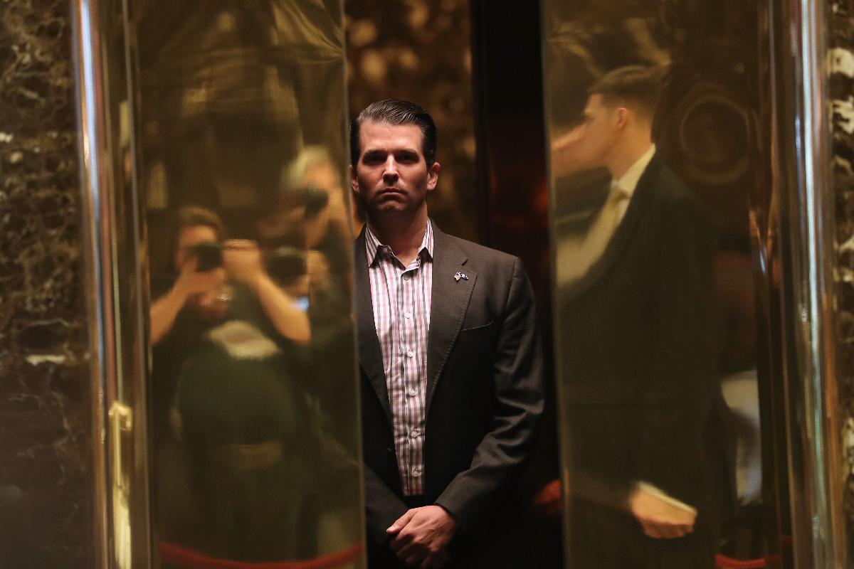Donald Trump Jr., filho mais velho do presidente Donald Trump | JOHN MOORE/
AFP