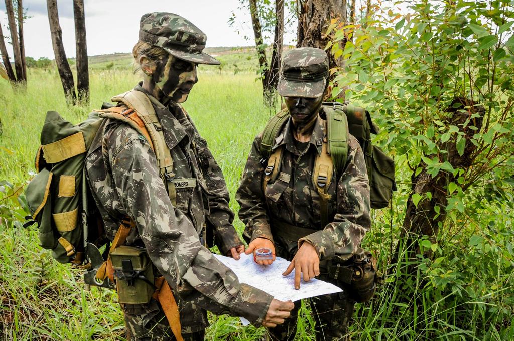 Apenas 4,1% da força do Exército é feminina. | Exercito Brasileiro/Divulgação