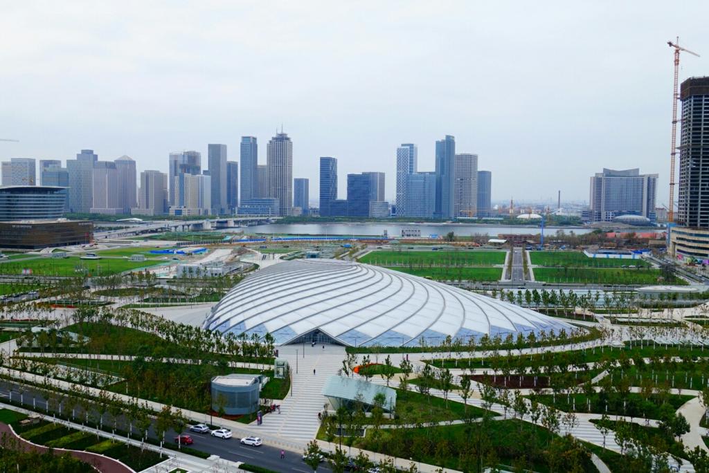 Yuijapu, distrito financeiro de TIanjin, Norte da China: país é um dos grandes mercados consumidores das commodities brasileiras. | Amazingloong/Creative Commons