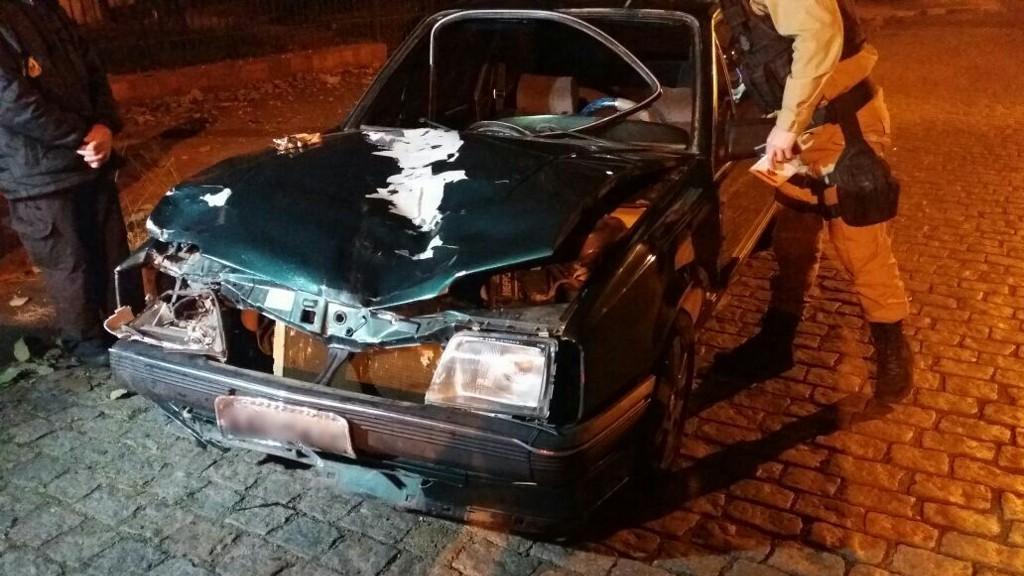 Veículo ficou destruído com o impacto do acidente | Divulgação/PRF