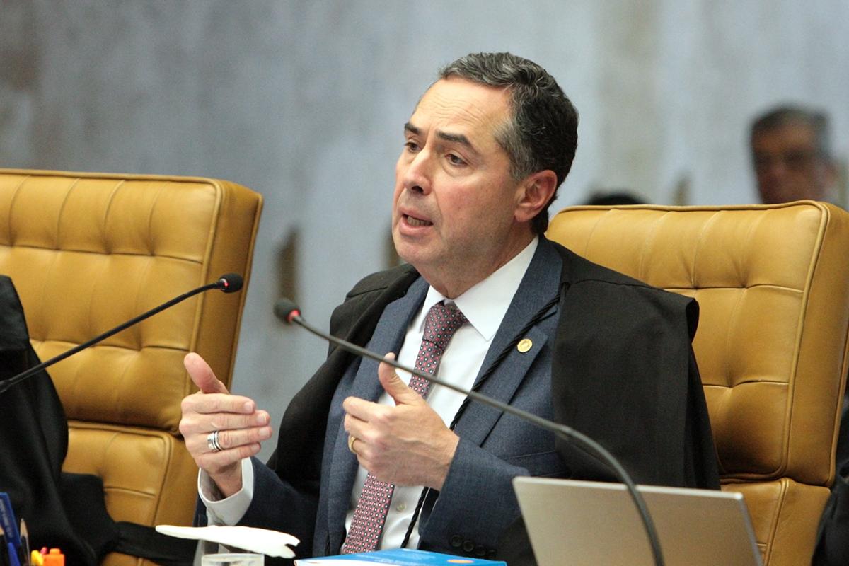 Barroso, na sessão desta quarta: ensino religioso restrito à modalidade não confessional | Carlos Moura / STF