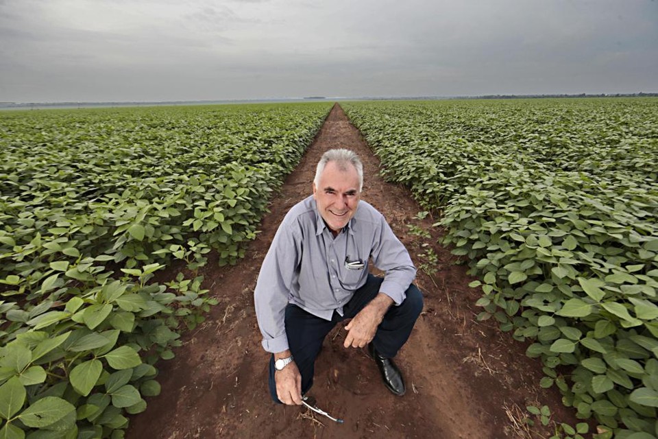 Produtor Idone Groli, de Balsas, no Maranhão, onde a safra de soja cresceu mais de 100% no último ciclo | Albari Rosa/Gazeta do Povo