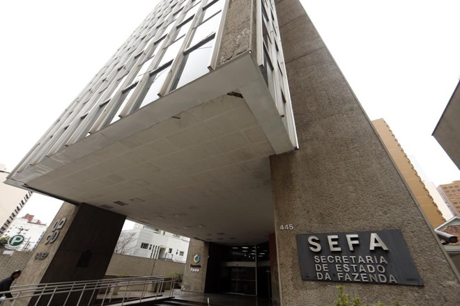 Prédio da Secretaria de Estado da Fazenda que abriga a Paraná Securitização. | Albari Rosa/Gazeta do Povo