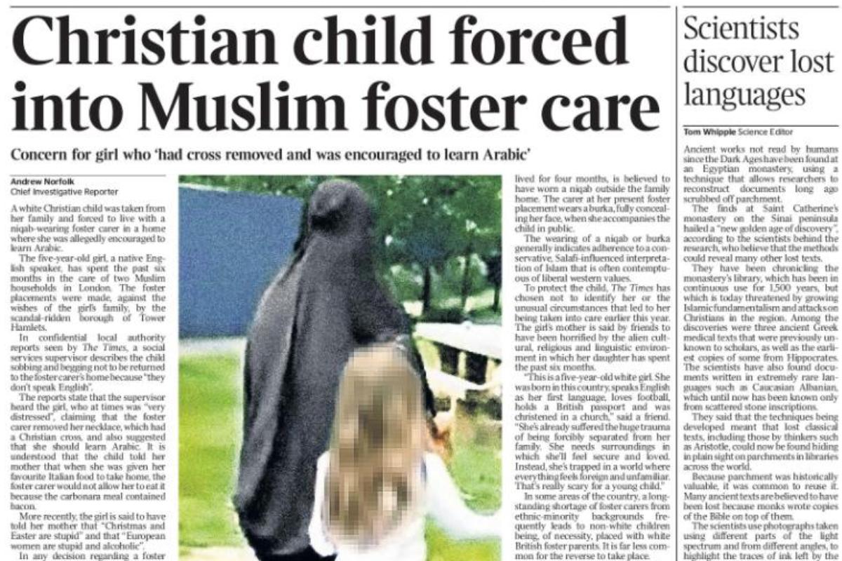 Capa do Times de Londres | Reprodução