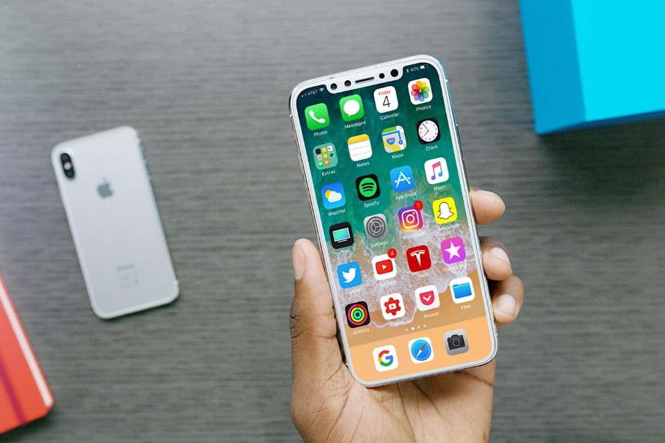 Mockup do iPhone X | MKBHD/YouTube