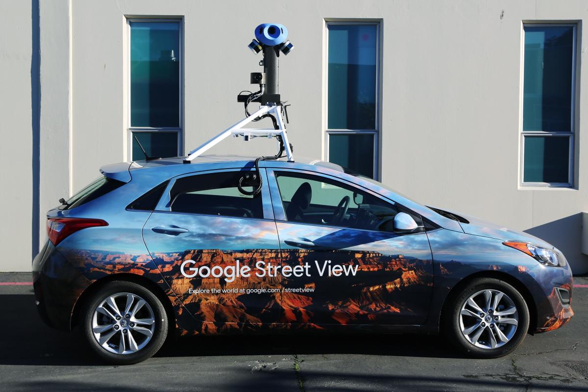 Novo carro e aparato de câmeras do Street View | Google via Wired