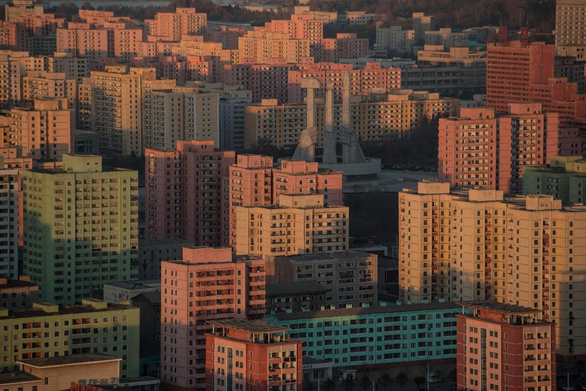 Vista de Pyongyang, na Coreia do Norte  | ED JONES/
AFP