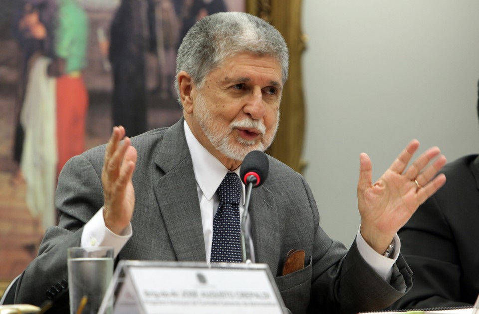 Celso Amorim, Chanceler entre 2003 e 2010 e Ministro da Defesa  de 2011 a 2014 | Antônio Araújo/Câmara dos Deputados