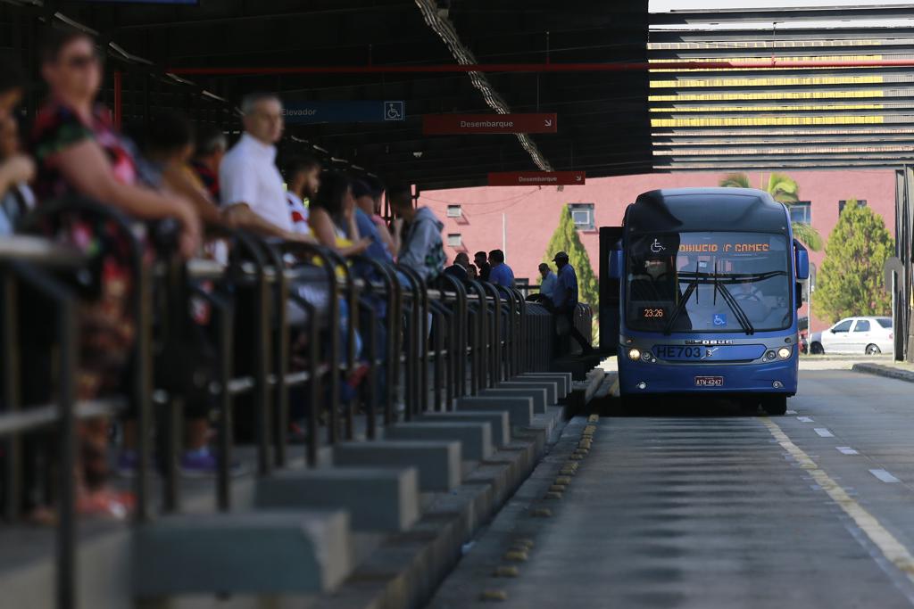 Terminal do Pinheiro deve ser impactado com a paralisação desta terça (12) | Jonathan Campos/Gazeta do Povo