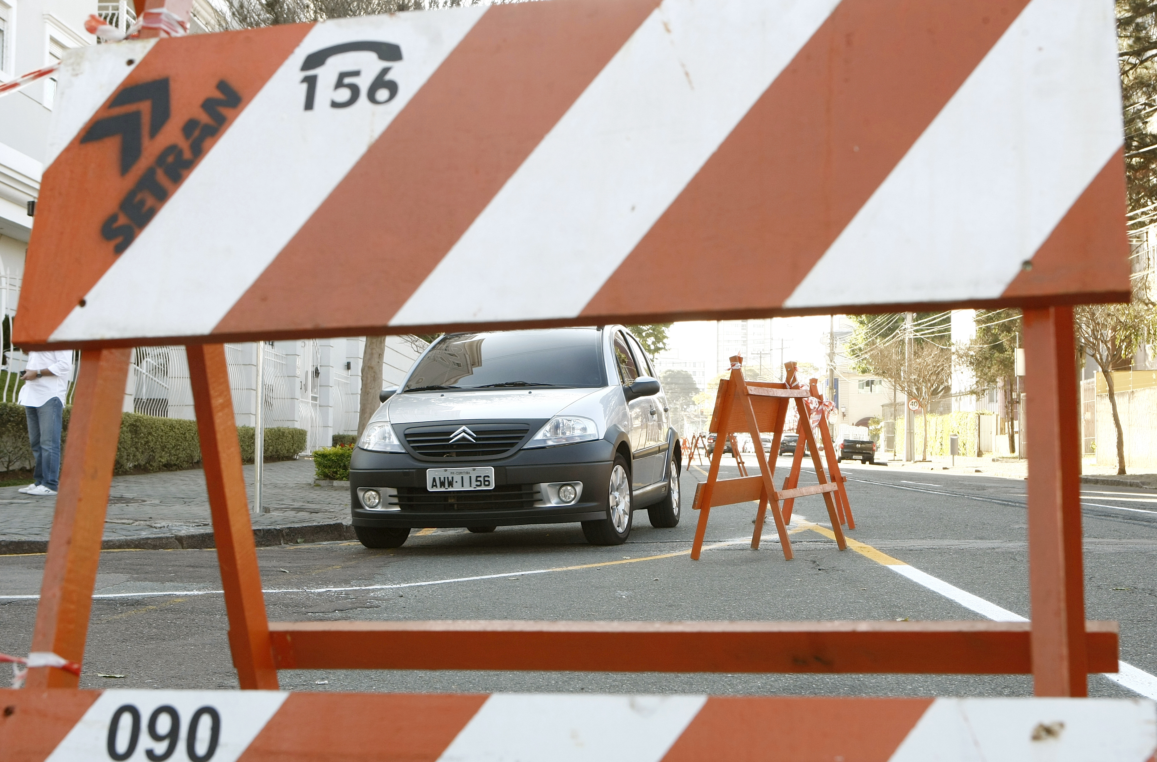 Cruzamento entre as ruas Mateus Leme com Mario de Barros e Carlos Pioli terá bloqueio total na manhã desta segunda (25) | HUGO HARADA/HUGO HARADA