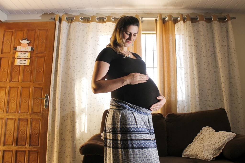 A funcionária pública Nicoly Belo, que participou do programa Parto Humanizado, sentiu mais segurança na gravidez com as palestras.