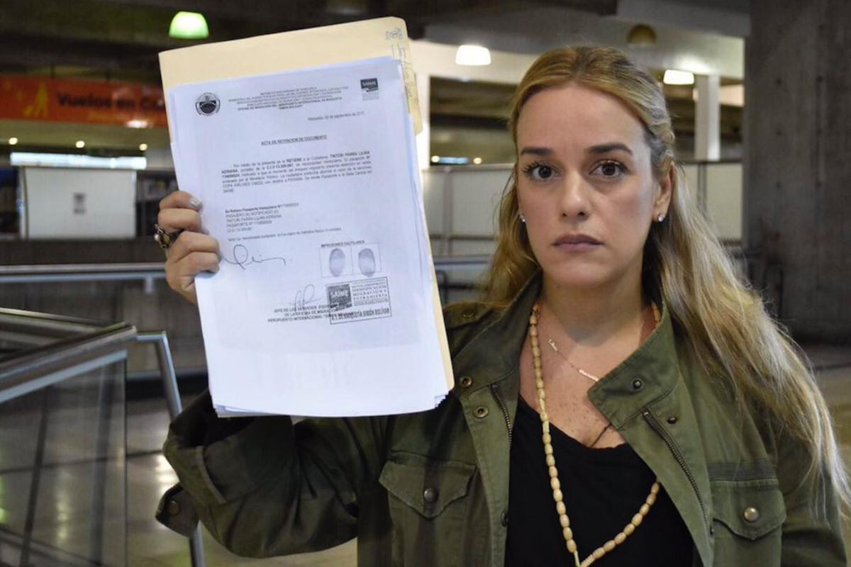 Lilian Tintori disse através de uma rede social que as acusações têm motivação política | Reprodução arquivo pessoa Lilian Tintori