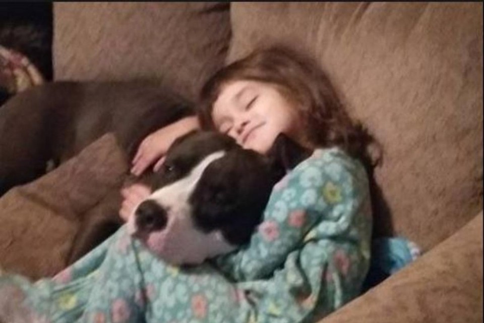 A menina Yanelly Zoller com o cachorro do avô: tragédia evitável | Reprodução