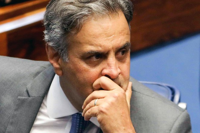 O senador Aécio Neves (PSDB-MG) | SERGIO LIMA/AFP