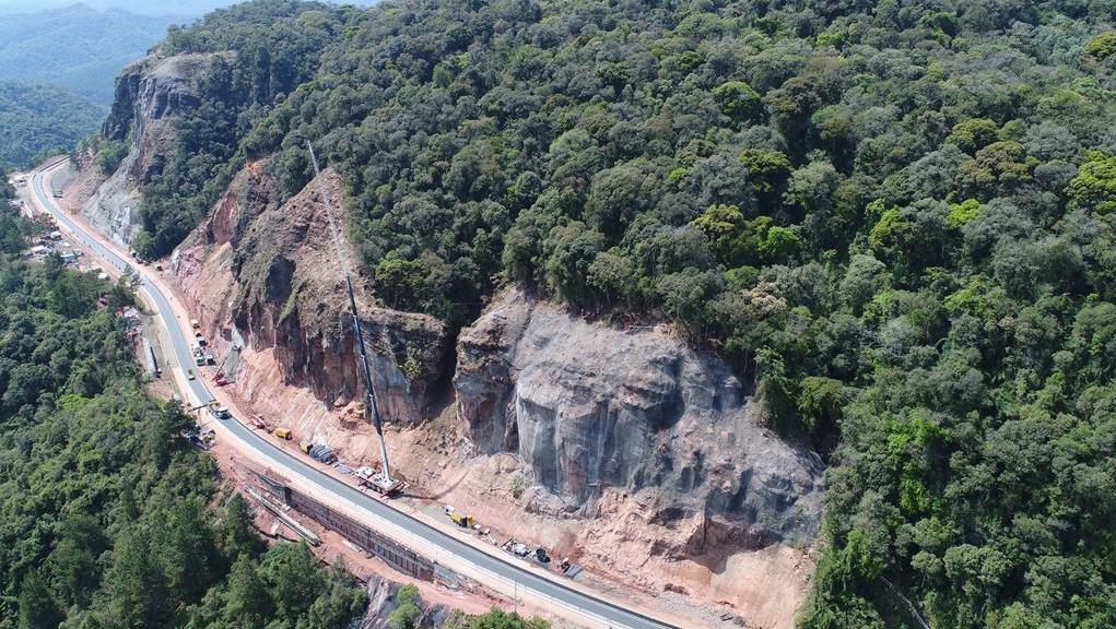 Trânsito vai ficar fechado entre os km 100 e 110 da rodovia | Divulgação/Autopista Planalto Sul