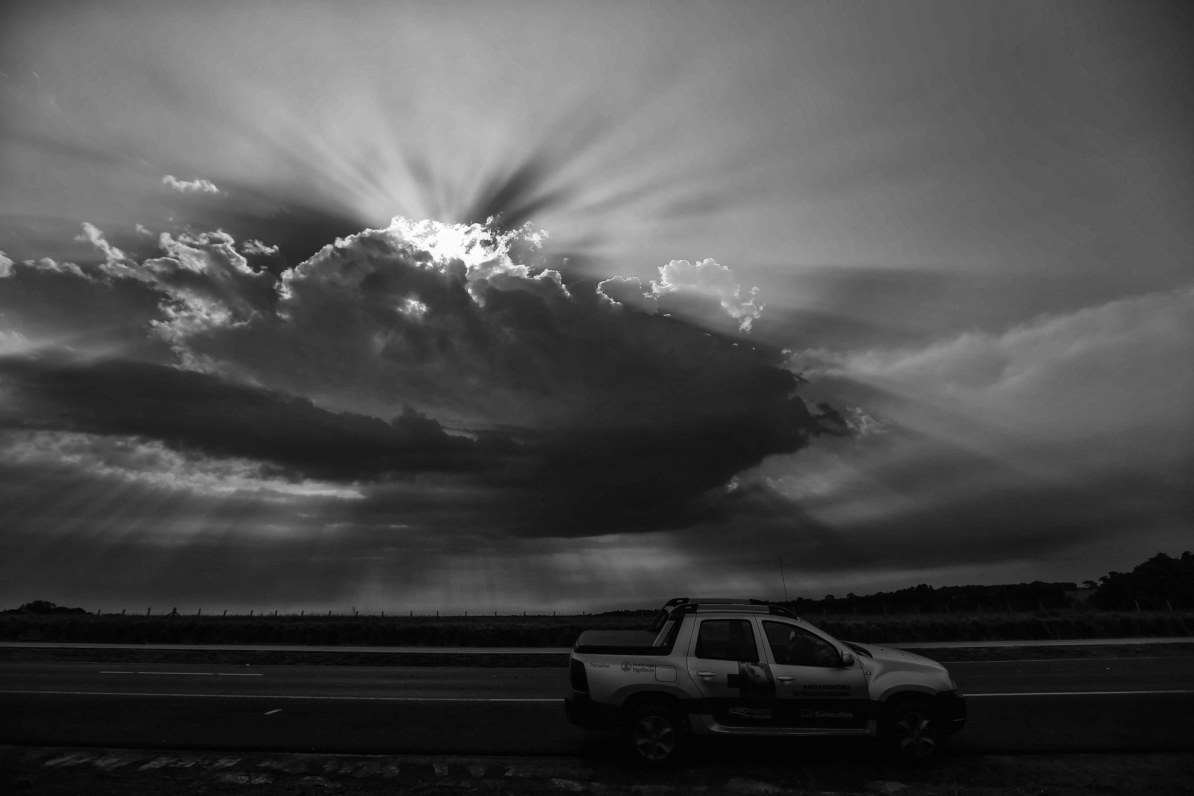 Veículo utilizado pela equipe da Expedição Suinocultura | Jonathan Campos/Gazeta do Povo