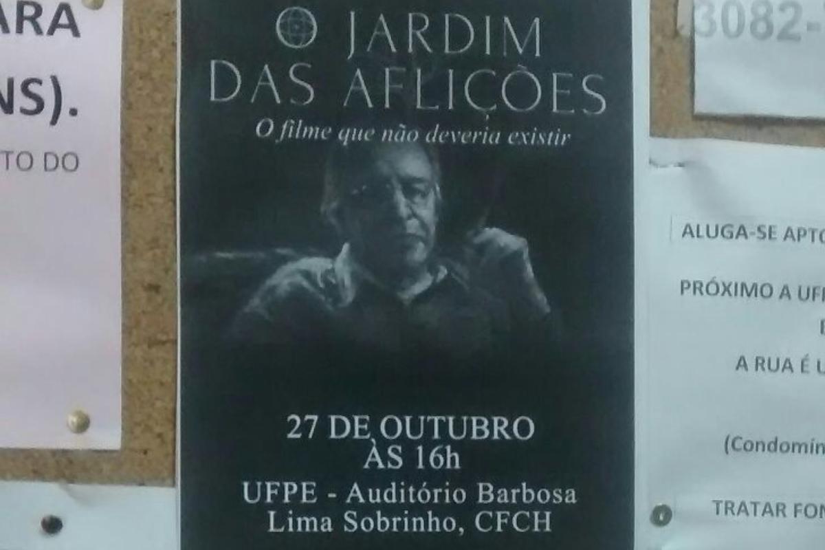 Divulgação do filme na UFPE | Facebook / Jefferson Oliveira