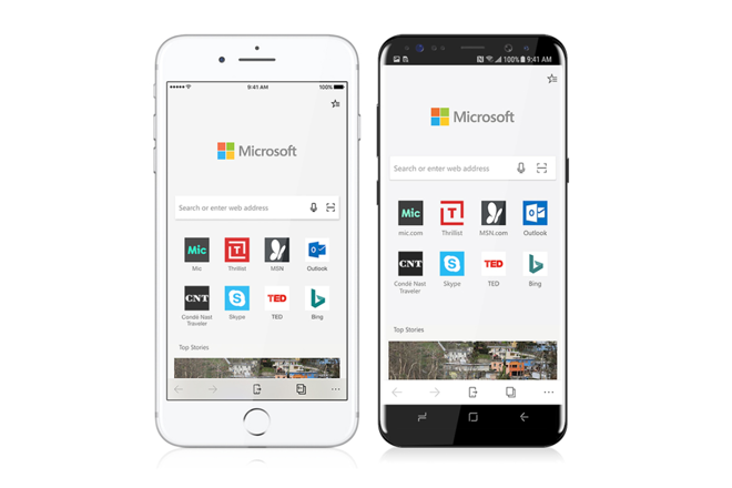 Edge para iPhone e Android | Microsoft/Divulgação