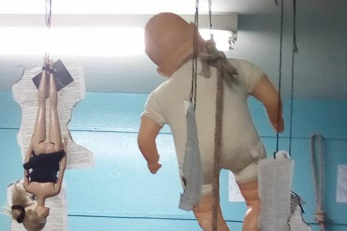 Exposição em escola de Cambé (PR) tem referências explícitas ao suicídio | Toni Eferson / Arquivo pessoal