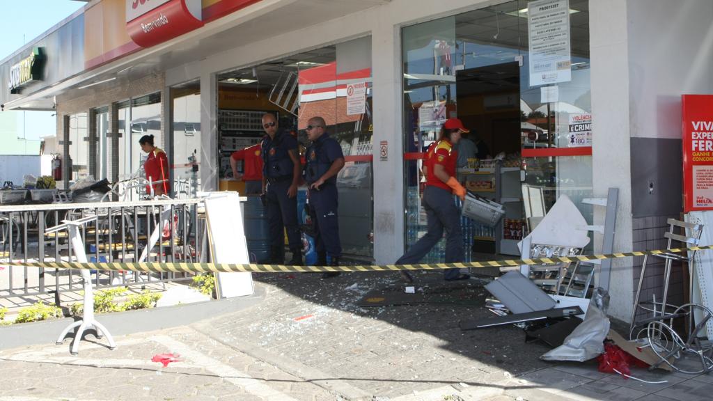 É a segunda vez que o posto é alvo desse tipo de crime | Aniele Nascimento/Gazeta do Povo/Arquivo