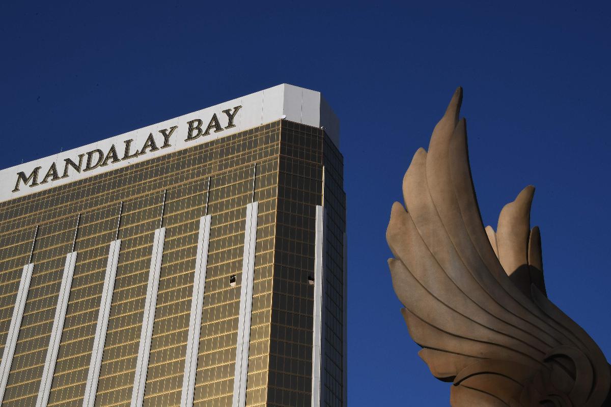 Stephen Paddock, o responsável pelo massacre, estava no 32º andar do hotel Mandalay Bay, em Las Vegas | MARK RALSTON/AFP