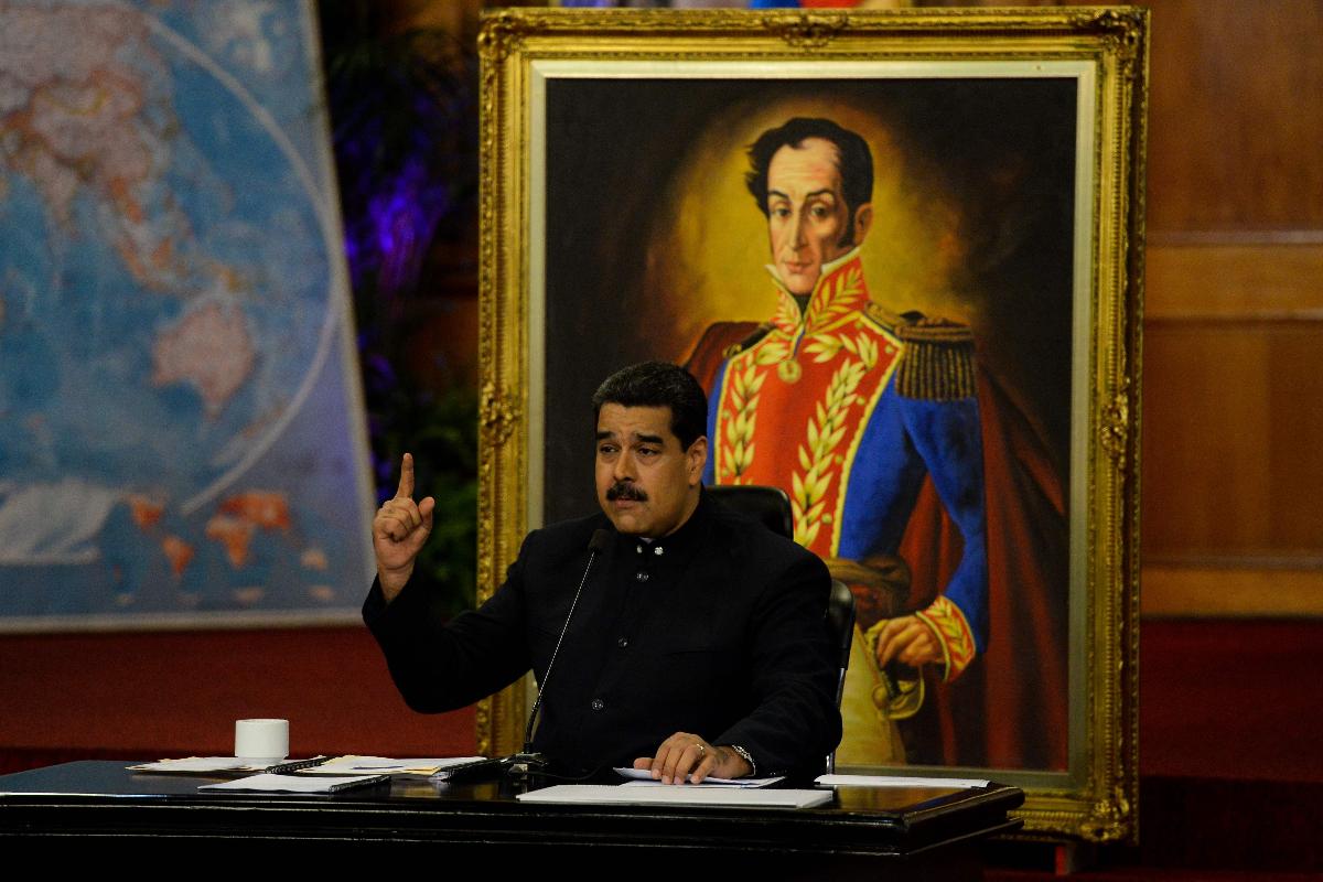 Maduro disse que para governadores da oposição terem assumido mandato era simples, “acatar sim ou sim" | FEDERICO PARRA/
AFP