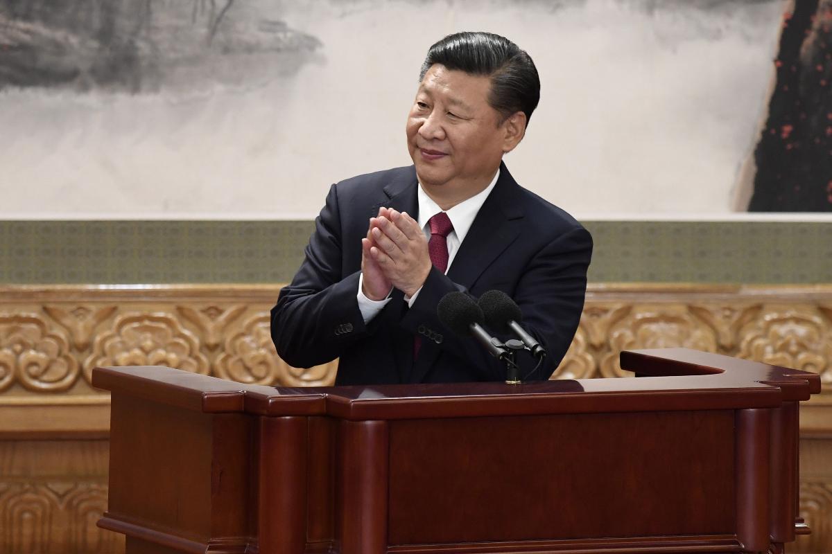 Presidente da China, Xi Jinping, foi confirmado para um segundo mandato de cinco anos como líder do Partido Comunista Chinês | WANG ZHAO/AFP