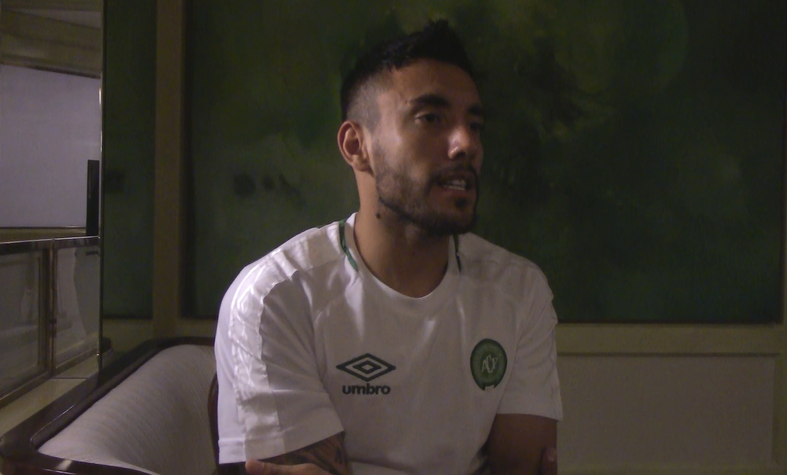 Alan Ruschel em entrevista nesta sexta-feira à Gazeta do Povo. | /