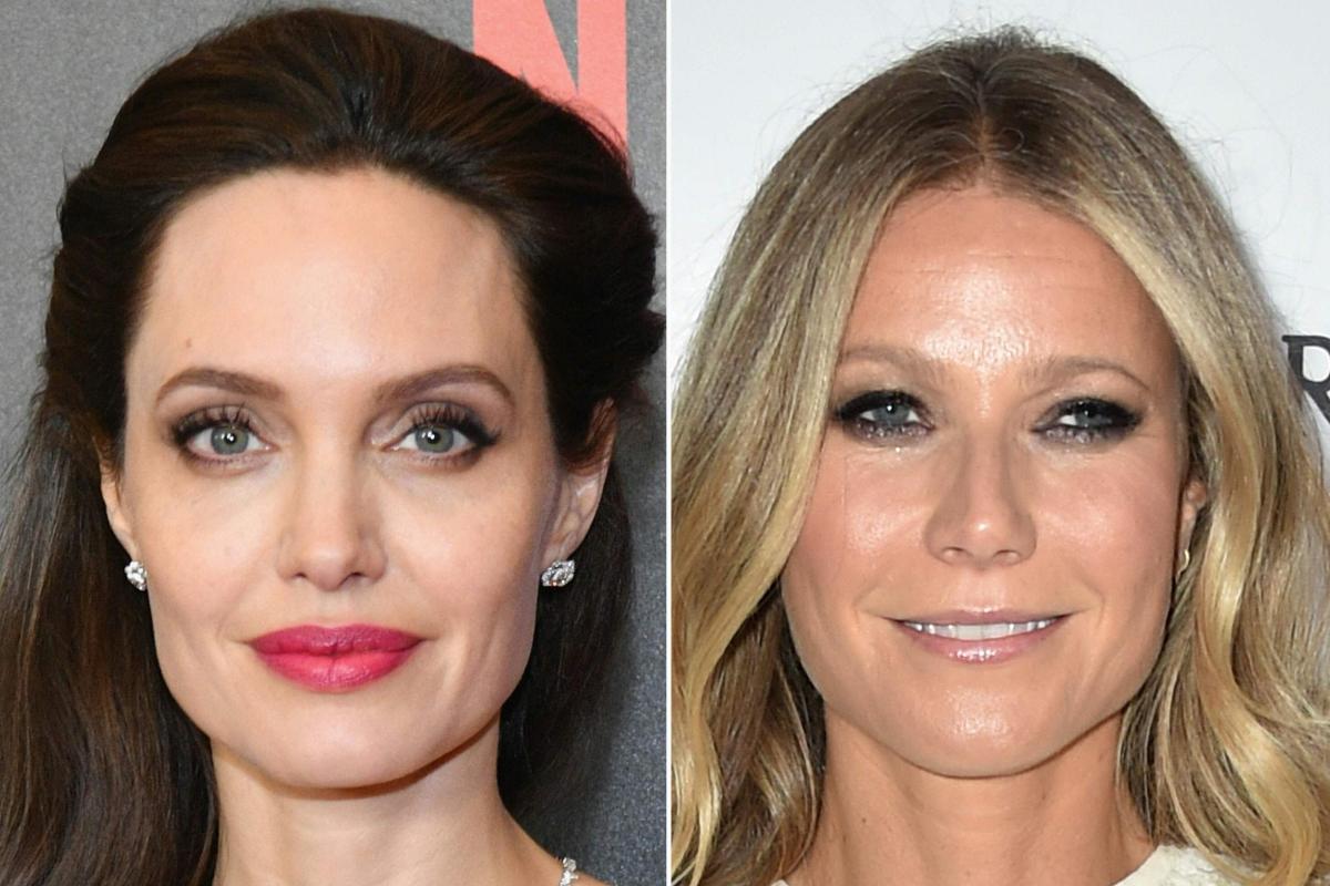 As atrizes americanas Angelina Jolie e Gwyneth Paltrow: vítimas de Weinstein | -AFP