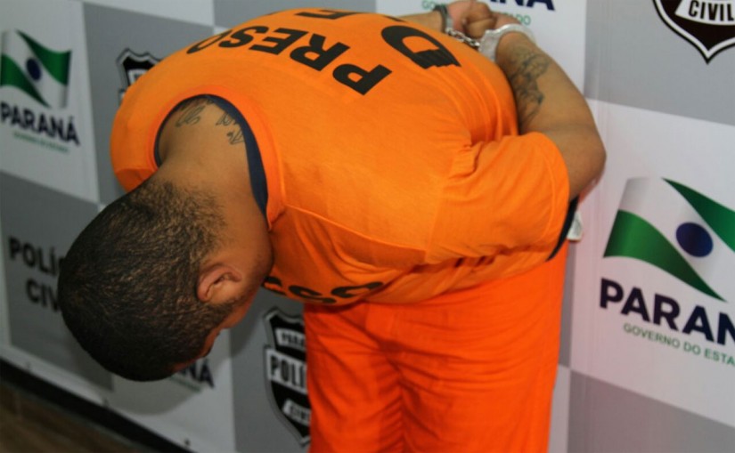 Rapaz de 23 anos foi preso em Campo Largo, na região metropolitana de Curitiba. | Gerson Klaina/Tribuna do Paraná