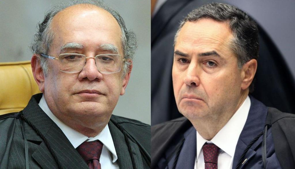 Os ministros Gilmar Mendes e Luís Roberto Barroso, do STF | Carlos Moura e Nelson Jr. / STF