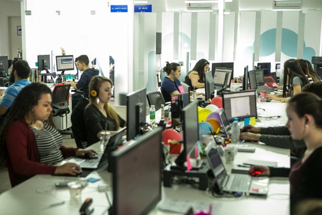 Contabilizei, em Curitiba, usa a tecnologia para tentar agilizar o atendimento às empresas | Marcelo AndradeGazeta do Povo
